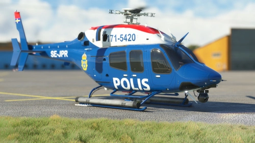 jXt Simulations Bell429 Swedish Police SE-JPR