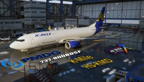 PMDG 737-800BDSF - K-Mile | HS-KMD | AirBrush Simulator