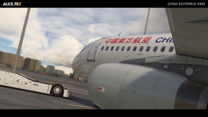 【ALEX.TEX】【FenixA320-B2】China Eastern 中国东方航空 IAE B-9900 标准涂装 8K thumbnail 2