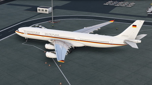 German Air Force ✈ Flugbereitschaft 16+01  ✈  LVFR A340 thumbnail 1