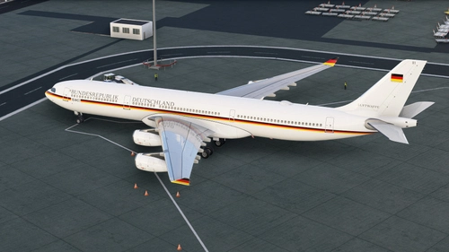 German Air Force ✈ Flugbereitschaft 16+01  ✈  LVFR A340