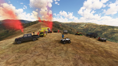 Search and Rescue France / Italy : Scenery for MP event