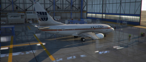 UNITED / CONTINENTAL HYBRID PMDG Boeing 737-600