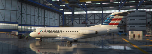  FOKKER 28-4000 AMERICAN AIRLINES (FICTIONAL)