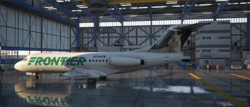 F-28 4000 FRONTIER AIRLINES