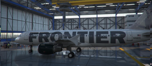 FENIX-A320 (N940FR) FRONTIER AIRLINES 'JACK THE SNOW HARE'