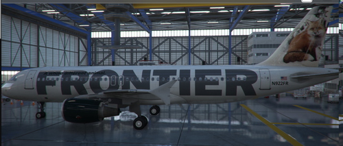 FENIX A320 FOXY THE RED FOX 'N922FR'