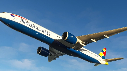 British Airways "Wings" Retro  livery 2003 | G-VIIL | PMDG B777-300ER | World Tail | Fictional |