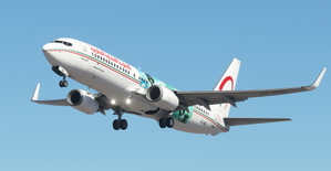 Royal Air Maroc [CN-RGG 2018] w/cabin - PMDG 737-800 BW [8K]  thumbnail 3