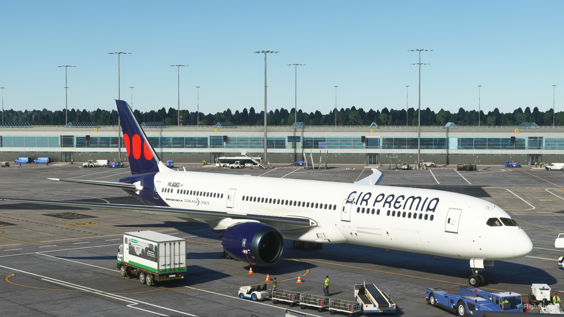 4SIMMERS] B787-9 AIR PREMIA LIVERY 4K for Microsoft Flight 