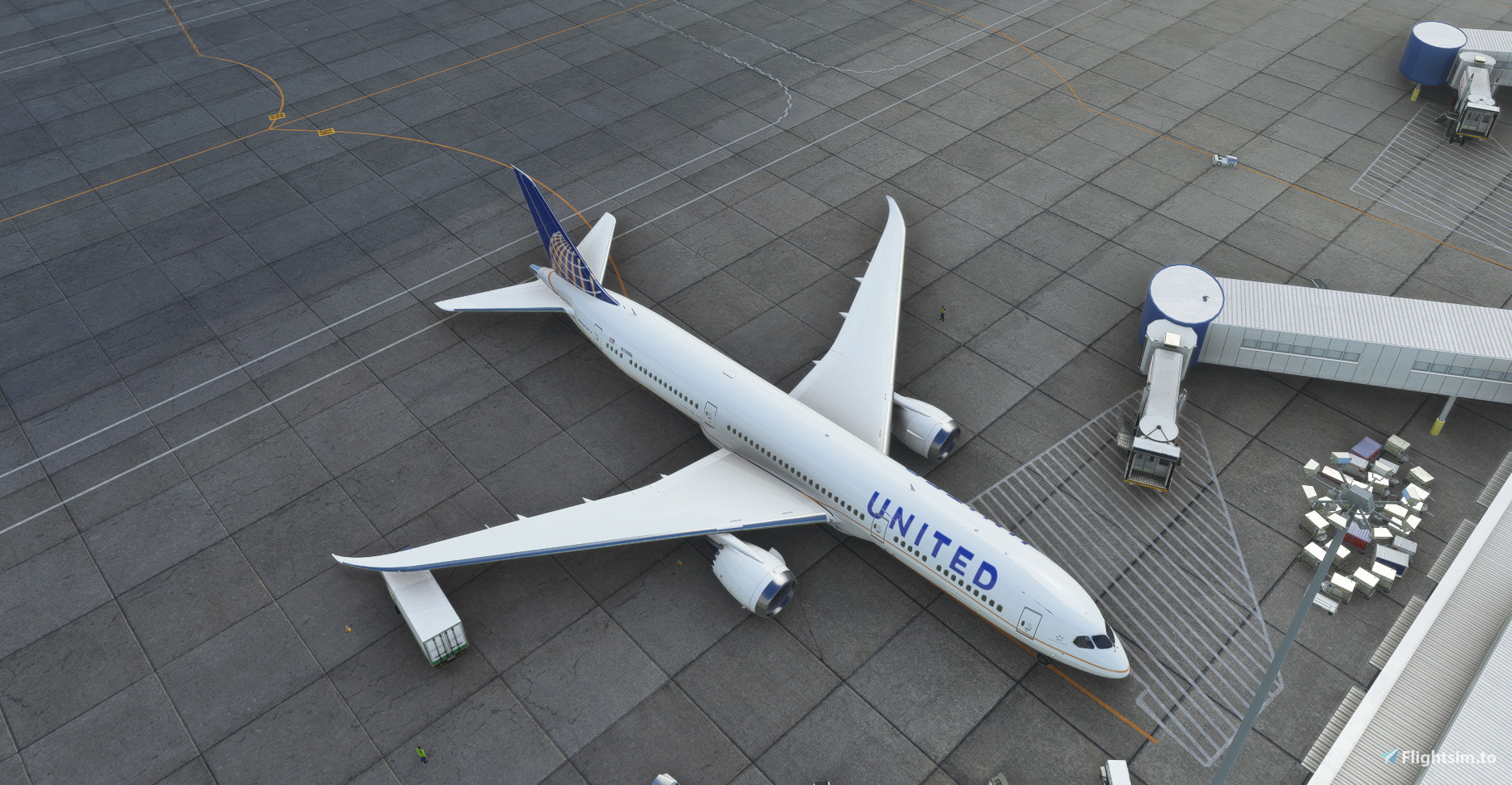 4SIMMERS BOEING 787-9 UNITED AIRLINES - Image 1