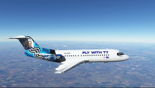 Fly With Ty (NGARBAL) - Fokker F28 Fellowship