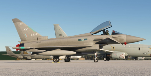 CJ Simulations Typhoon - RAF XV(R) Squadron "MacRobert's Reply" (Fictional)(8K Textures)