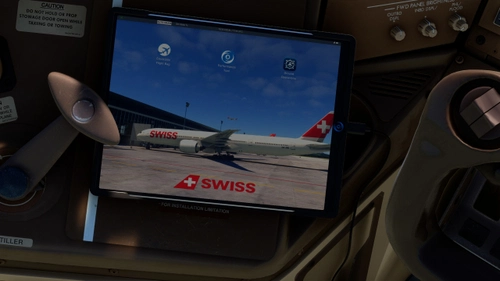 SWISS PMDG 777-300 EFB Wallpaper