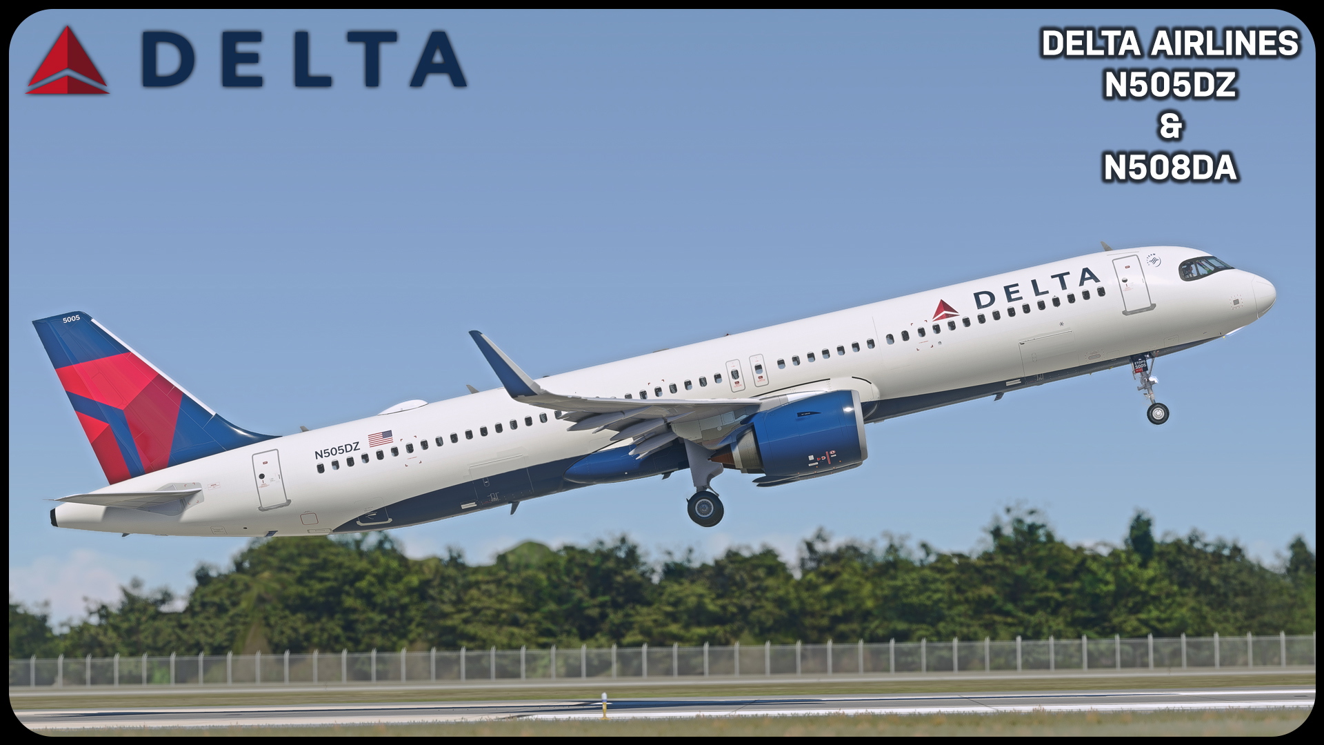 Delta Air Lines A321NEO (Pack) 8K - Image 1