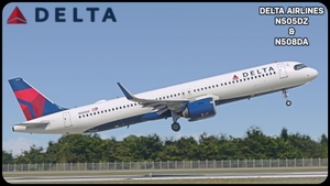 Delta Air Lines A321NEO (Pack) 8K thumbnail 1
