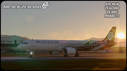 Air New Zealand A321NEO ZK-NNC (8K)