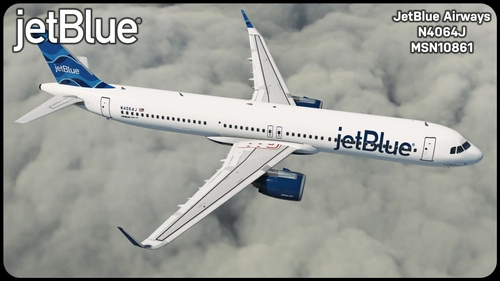 JetBlue A321NEO N4064J 'Streamers' (8K)