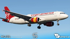 Virgin America Fleet Pack | Fenix A320 V2 | 8K & 4K thumbnail 9