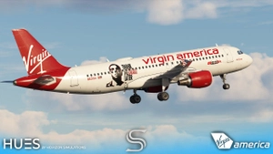 Virgin America Fleet Pack | Fenix A320 V2 | 8K & 4K thumbnail 11