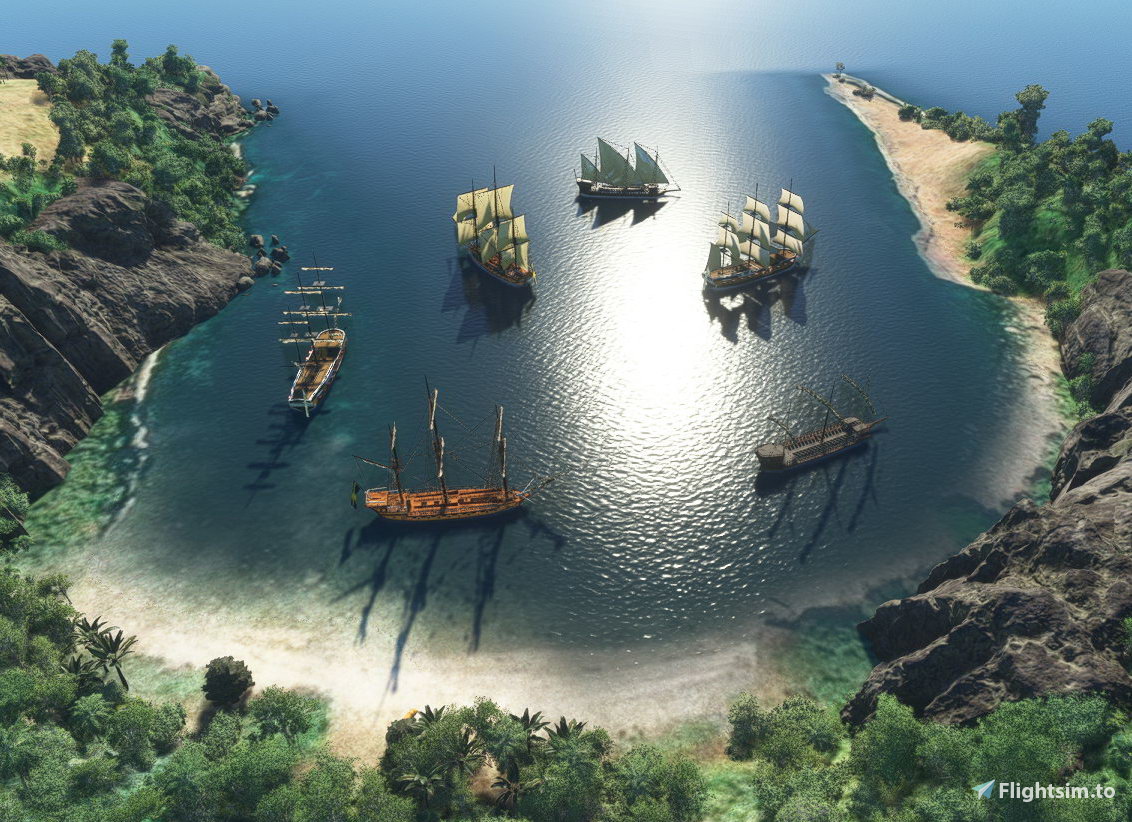 Sailships 3D Model Library (SimObjects) - Image 1