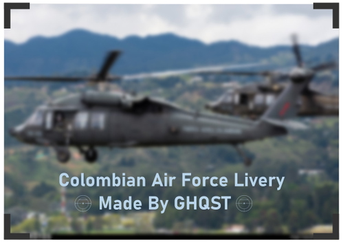 UH-60 Blackhawk Colombian Air Force Livery Pack (2X)
