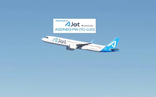 LatinVFR A321NEO AJet (AnadoluJet) NEW LIVERY 8K