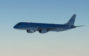 VirtualCol E190 KLM Cityhopper PH-EZL thumbnail 5