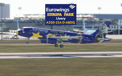 LatinVFR A320ceo Eurowings Europa Park Livery 8K