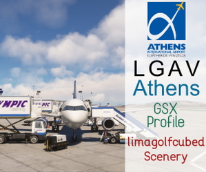 Athens (LGAV) GSX Profile [A Gates + Main Terminal Only]  [limagolfcubed Scenery] thumbnail 1