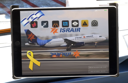 EFB Wallpaper A320 Israir 