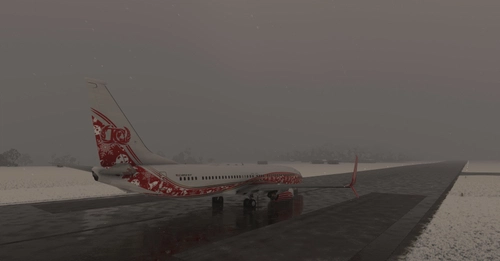 737-800 BBJ2 ChaseAir [Fictional] Northen Light Livery [Red][CP]