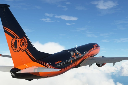 737-800 BBJ2 ChaseAir [Fictional] RUFOUS halloween Livery[HN]