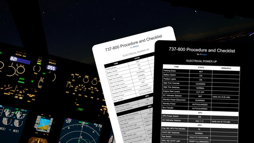 737-800 Checklist (Light & Dark)