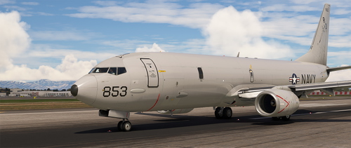 737-800BCF Poseidon P-8A 168853 (fictional)