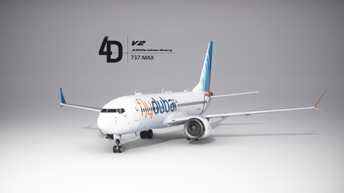 737 MAX 8 FlyDubai (A6-FMY)