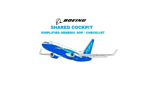737NG Shared Cockpit Simplified Generic SOP/Checklist