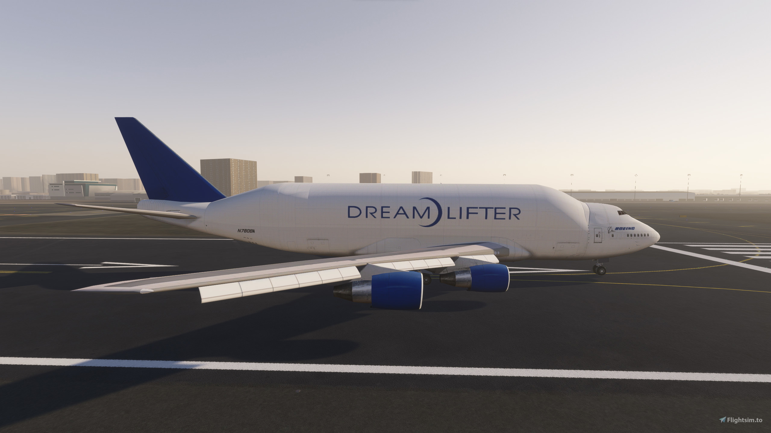 [値下げ]BOEING 747 DREAM LIFTER 1/400 DRAGON WINGS 1:400 BOEING 747-400LCF All White Dream Lifter