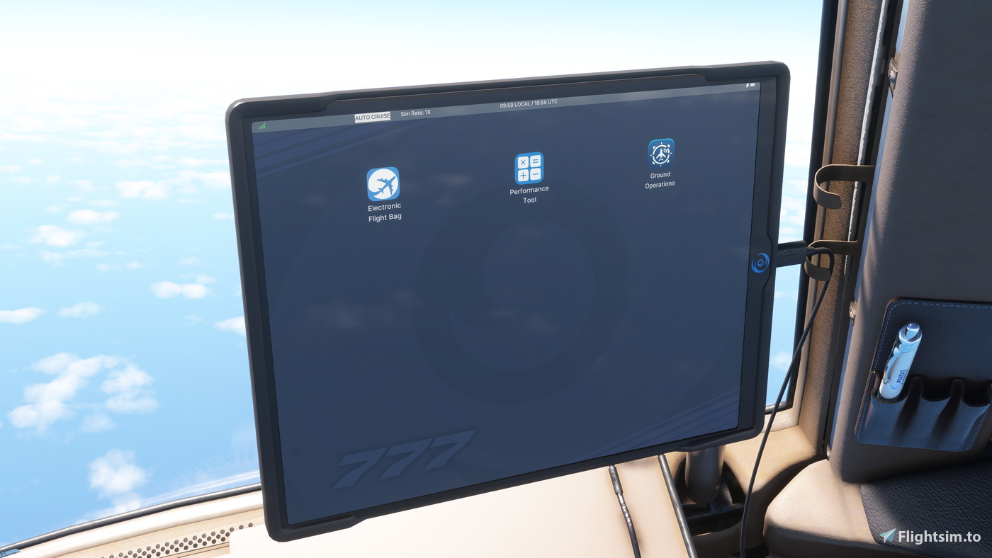 777-300ER PMDG EFB Custom Wallpaper and Logo a oldalon. Microsoft ...