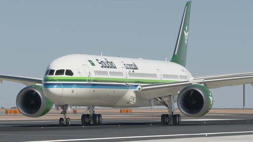 B787-10 SAUDI AIRLINES HZ-AR32 Retro Livery