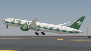 B787-10 SAUDI AIRLINES HZ-AR32 Retro Livery thumbnail 5