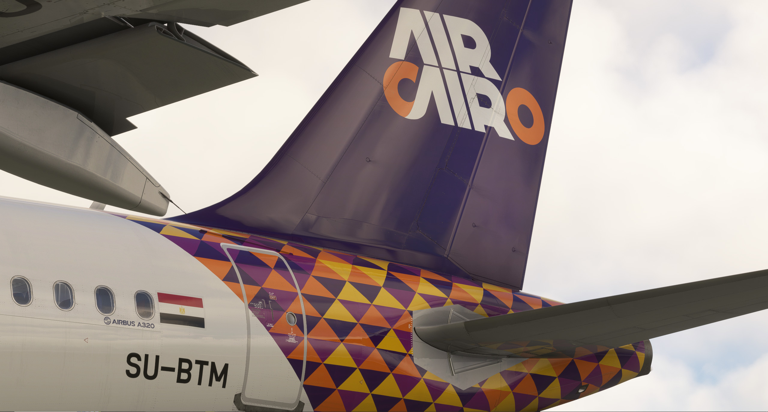 AIR CAIRO SU-BTM | Fenix A320 CFM V2 | 8K and 4K + Cabin - Image 1