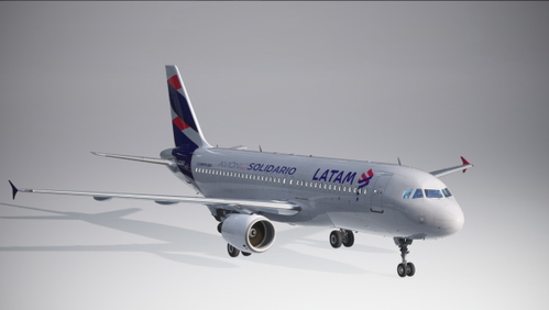 (8k) CC-BAQ Avion Solidario LATAM Colombia (CFM) V2B2