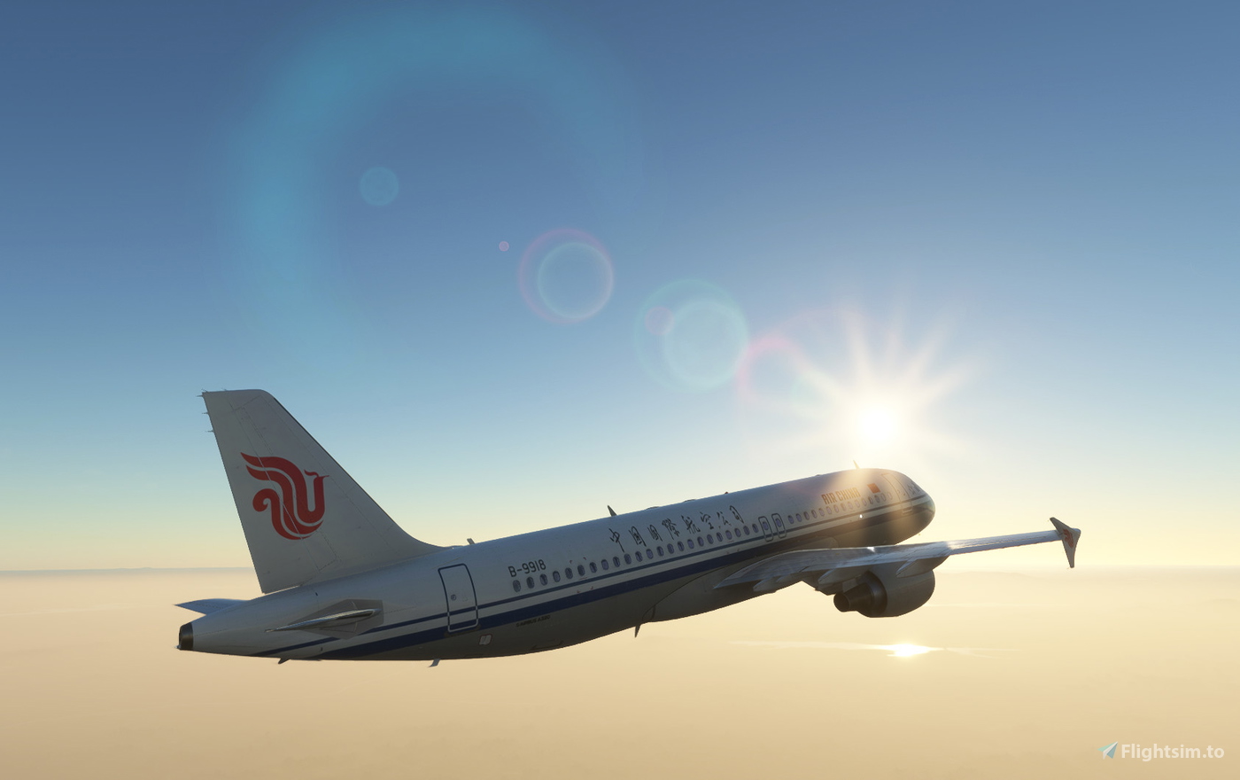 [8K] [CFM] Fenix 320v2 Air China B9918 中国国际航空公司 B9918 for Microsoft