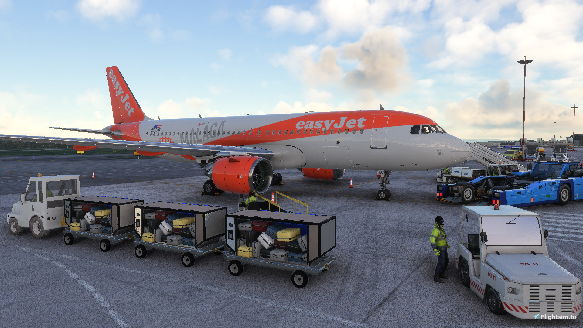 [A32NX] [8K] EasyJet 'Malaga' special livery OE-IJW - Image 1