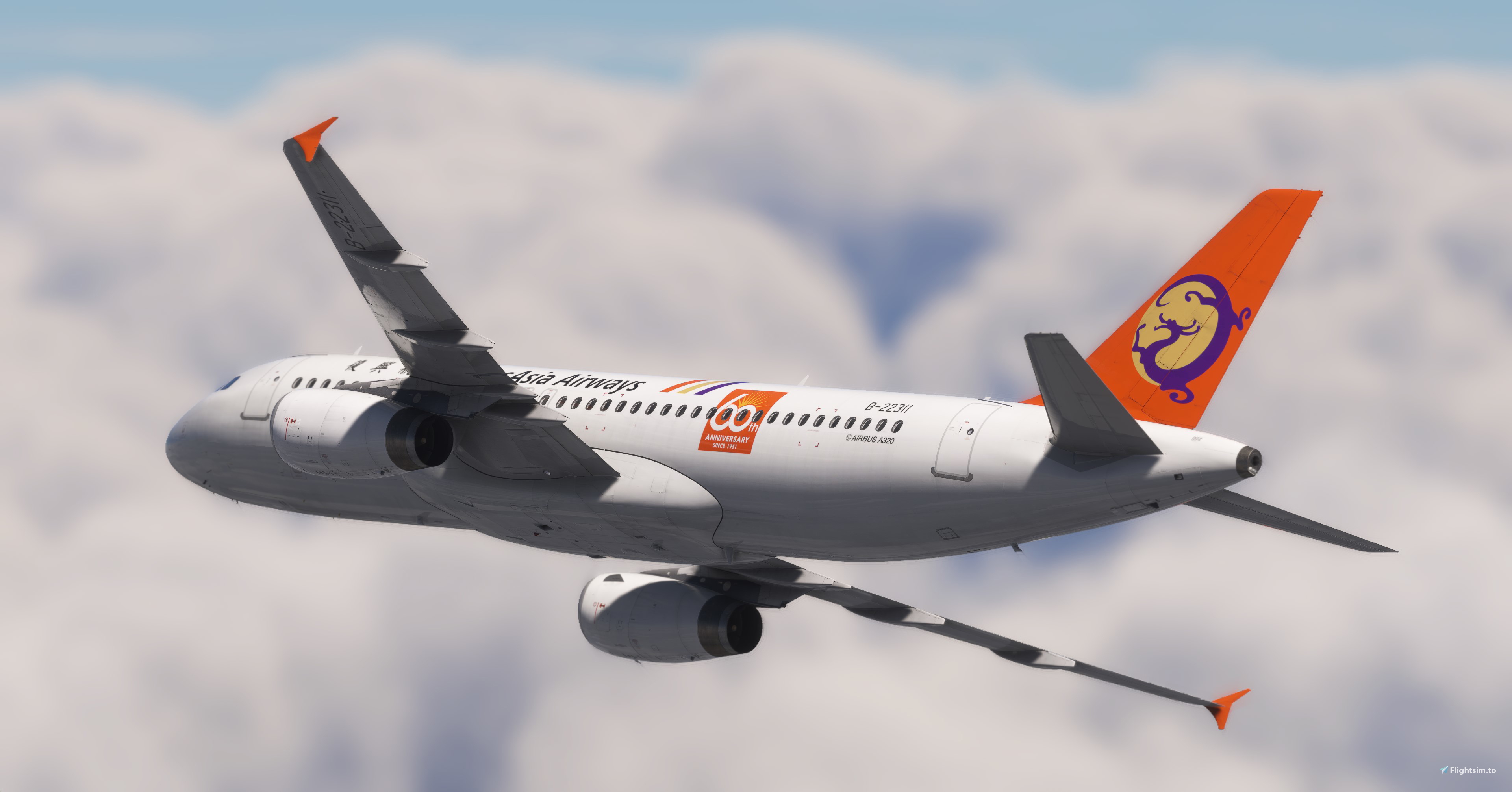8K] Fenix A320 | TransAsia Airways | 60th Anniversary | IAE