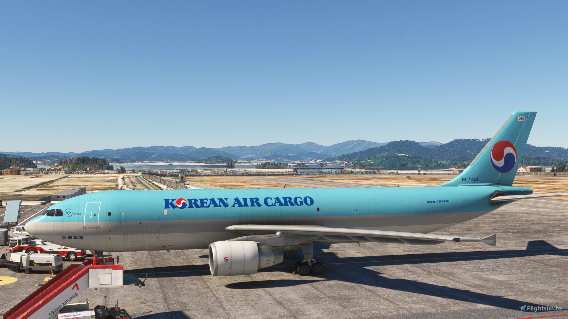 8K] Korean Air PW ver. A300-600R/F Livery Package ( with cabin