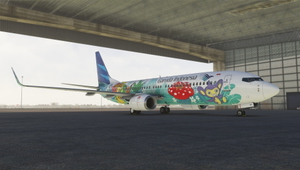 [8K] PMDG 737-800 Garuda Indonesia (Pikachu Jet GA-1) PK-GMU thumbnail 3