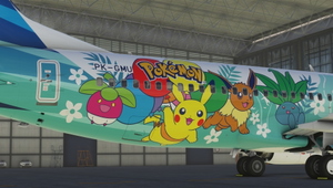 [8K] PMDG 737-800 Garuda Indonesia (Pikachu Jet GA-1) PK-GMU thumbnail 7