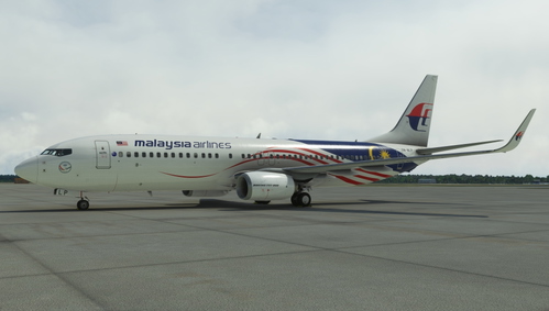[8K] PMDG 737-800 Malaysia Airlines ("Malaysia for ICAO Council 2022-2025" sticker) 9M-MLP
